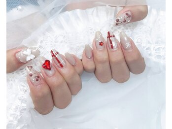 アインネイル(Aing nail)/ガーリーネイル  MOMO施術