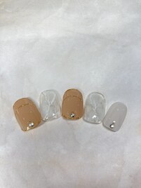 ベージュフレンチ♪