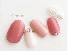 コノア(conoa)/キラキラピンクネイル