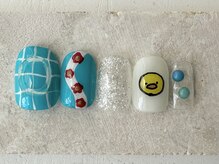 カラ ネイル 中津店(calla nail)/アヒルの夏遊び