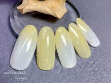 ノアブルーバードネイルズ(Noah' bluebird .nails)/イエローラメグラデーション