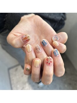 ロミー(Rommy)/手書きネイル