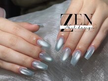 ゼン ネイル デザイン 池袋(ZEN NAIL DESIGN)/長さだしマグネット・90分¥8000