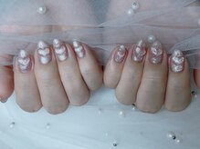 ネイル スパ ココプラス(Nail spa Cocoplus)/ぷっくりハートマグネット￥9000
