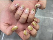 イビズ 新宿店(eviz)/ちぐはぐネイル