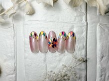 ブリスフルハピネス(Blissful happiness)/定額ネイル（design）夏ver.