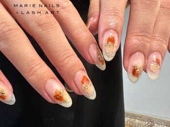 マリー ネイルズアンドラッシュアート モザイクモール港北店(MARIE NAILS & LASH ART)/定額￥6600 ニュアンス 0905a