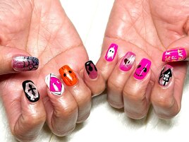 組み合わせハロウィンネイル