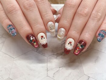 シキナ(shikina)/サンタ　オーナメント　チェック