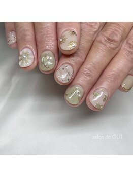 サロンドウイ(salon de OUI)/ピスタチオカラー