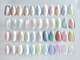 ハチナナヨンネイル(f*w874nail)の写真/[カラー数地域最大級*マグネットネイル¥7500→¥6500]夏らしい透明感のあるカラーご用意♪指先まで垢抜け◎