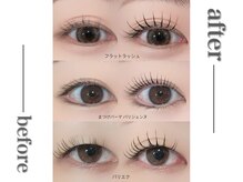 シル シェノン(cil shenon)の雰囲気（before→after【まつげが変わるとお顔の印象も変わる】）