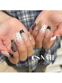 レース×ドット