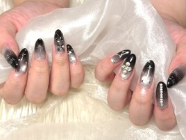 ☆カッコ可愛いブラックネイル☆