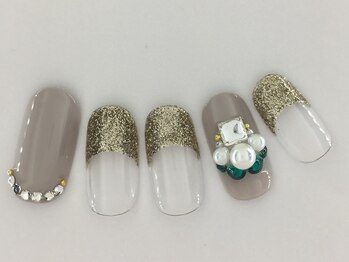 ネイルサロン フラール(Fullard)/343　ジェル¥9158スカルプ12938