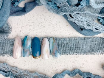 ネイルサロン&スクール ジーナ(GINA)/こっくりマーブルネイル