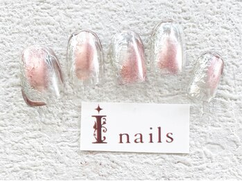アイネイルズ 梅田店(I nails)/囲みミラーニュアンス￥8200