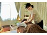 【凝り固まった身体をケア】もみほぐし60分＋ヘッドスパ10分　¥7,500→