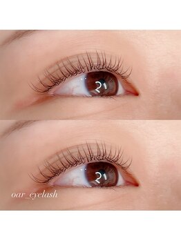 オール アイラッシュ(oar eyelash)/カラーフラットラッシュ