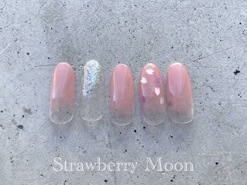 サロンストロベリームーン(Salon Strawberry Moon)/桜ネイル ¥6980