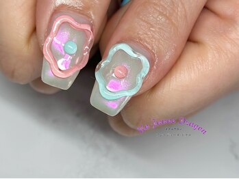 アン ジョーヌドラゴ/【自爪ネイル】ぷっくりネイル