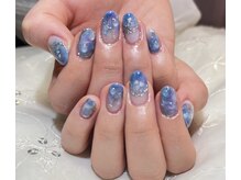 ティアリス(NAIL SALON TIARIS)/夏ネイル　しずくネイル