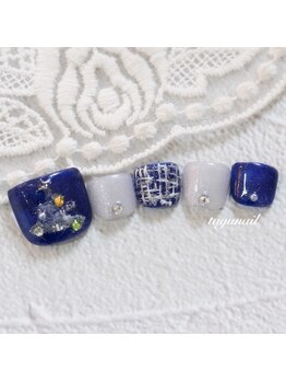 たゆ ネイル(たゆnail)/フットクリスマスネイル