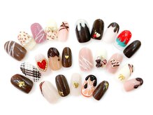 ネイルコレクション ベビーピンク(Baby Pink)/チョコ☆豹柄☆ピンクグレージュ