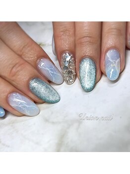 ユニオンネイル川崎(UNION NAIL)の写真/スカルプならではのキレイなフォルムとデザインを堪能♪豪華で華やかな指先になりたい方にオススメ◎