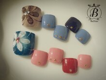 ネイルサロン ブリオン(Nail Salon Bullion)/べっ甲フラワーフット　