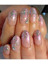 トータルサロン 白べぇーっ プラス/☆キラキラホログラムネイル☆