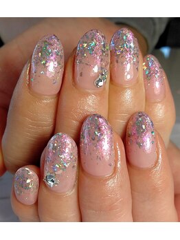 トータルサロン 白べぇーっ プラス/☆キラキラホログラムネイル☆