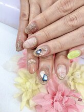 ディーネイル 京橋(D-nail)/立和名/華やか☆フラワーネイル