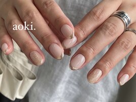 ミラーフレンチネイル