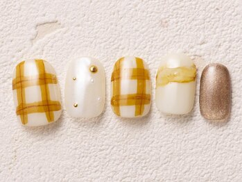 アイネイルズ 渋谷店(I nails)/インクチェックホワイト