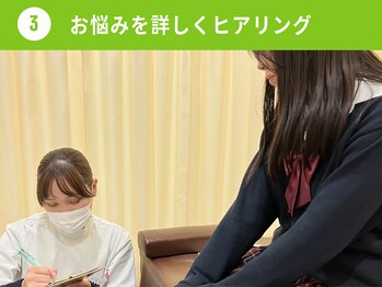 神戸新長田わだち整骨院/3.お悩みを詳しくヒアリング
