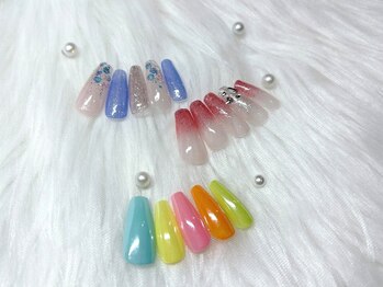 ネイル ボンボニエール 京阪シティモール天満橋店(Nail bonbonniere)の写真/お洒落なのにお手頃な価格が◎少し凝ったdesignが可愛い【毎月変わる★今月のオススメ定額5500円】