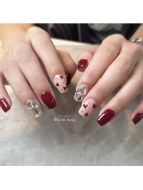 ボルドー×埋めつくし