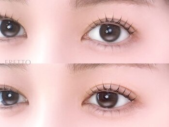 エレット 渋谷店(ERETTO)の写真/初回時間限定まつげパーマ¥3,500/上下パーマ¥5,200♪下がりまつげの方必見!女子力アップはお目元から♪