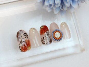 ツメトトノウ/手描きフラワーアート♪