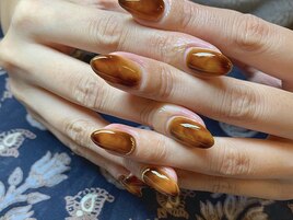 王道のべっ甲ネイル★オーダー