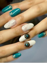 キャプラスネイル プリマ/ターコイズネイル