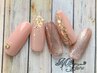 【再来】【定額デザイン**オフィスネイル】上品な大人可愛いデザイン★¥6,480