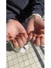 Mネイルアンドカフェ シェレステ/orange magnet