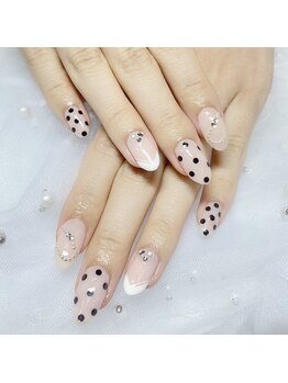 ネイルアンドまつげエクステ専門店 ナチュラル/2024年6月定額ネイル