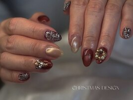 ボルドーツイードデザイン