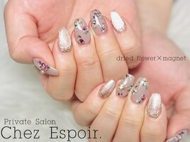 【ジェル】押し花×マグ