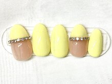 ネイルビジョルノ つくばみどりの店(Nail Begiorno)/定額デザイン　バターイエロー