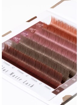 アクトアイラッシュ 仙台西口店(ACT eyelash)の写真/豊富なカラーエクステで、いつもの目元をもっと可愛く♪ 【LED,フラットラッシュ】
