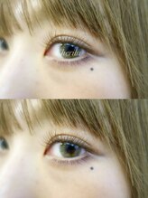 シェリル 昭島(Cherilu)/フラットラッシュ　ブラウン